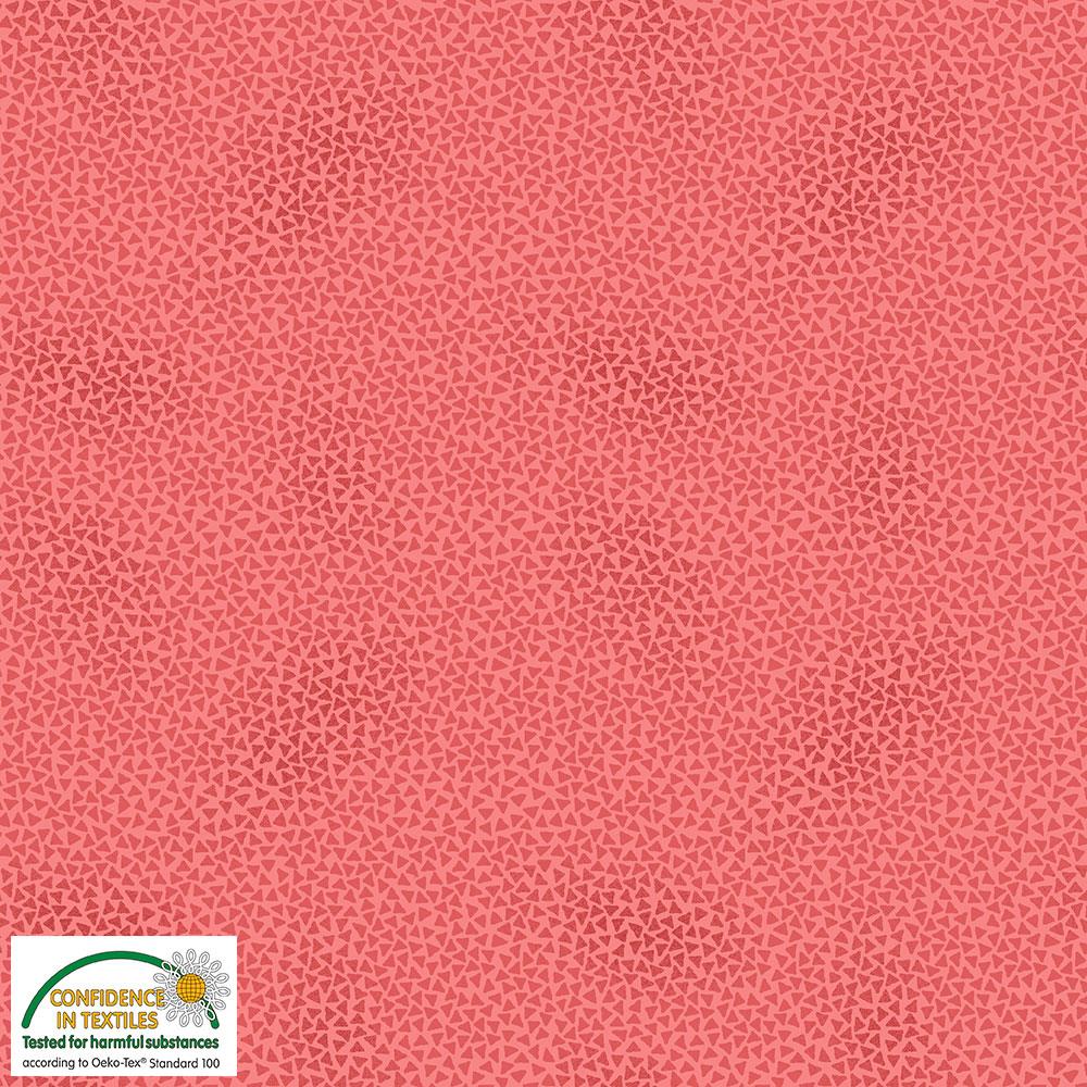 Quilters Combination dunkle Minidreiecke auf Dunkellachs