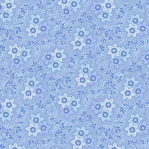 Natures Affair Daffodils allover bleu Natures Affair Daffodils allover bleu