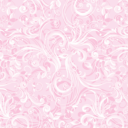 9840P-02 Pearl Ballet - Scroll light pink