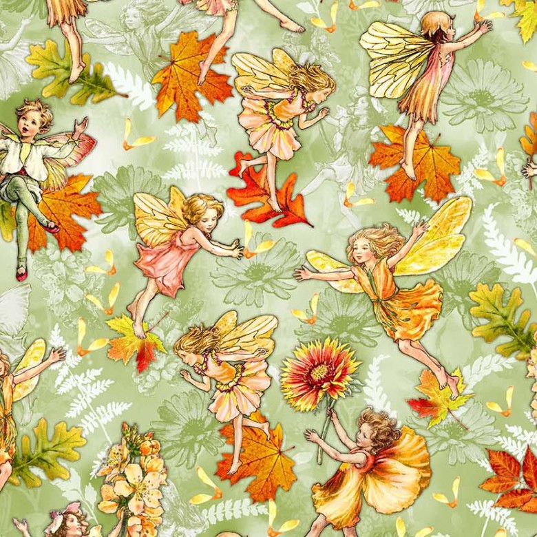 Autumn FAIRIES Flight green 