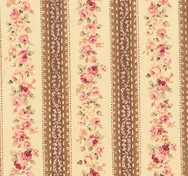 Rosenborde_rotbraun4523-508 Rosen Bordüre brown