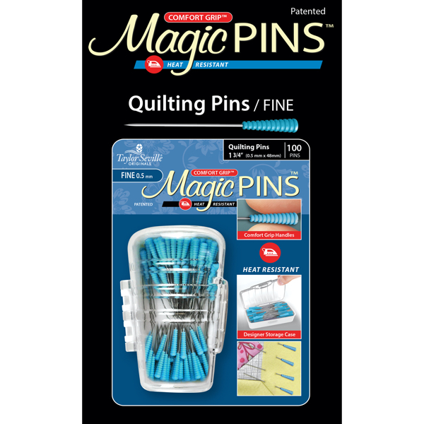 Fine-Quilting-Magic-Pins-100pc-Small Vorteilspack: Magic Pins Quilting fein 0,5 mm