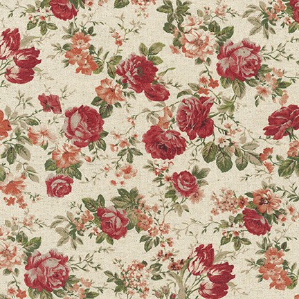Cotton Flax Prints rose Roses Cotton Flax Prints rose Roses