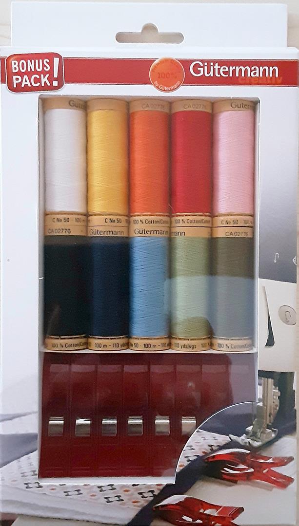 Nähfaden-Set incl. Clips