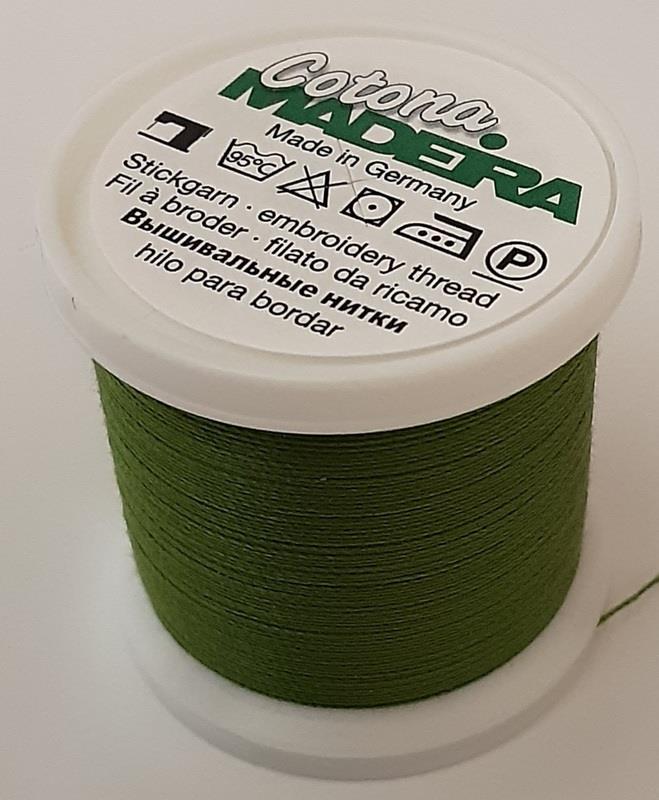 713_medium-avocado Quiltgarn Cotona 30 - medium avacado 713