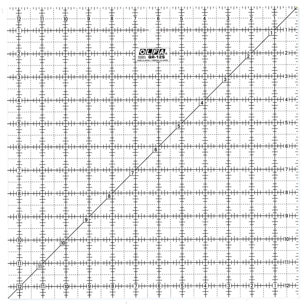 OLFA Quadrat-Lineal 12,5x12,5 inch