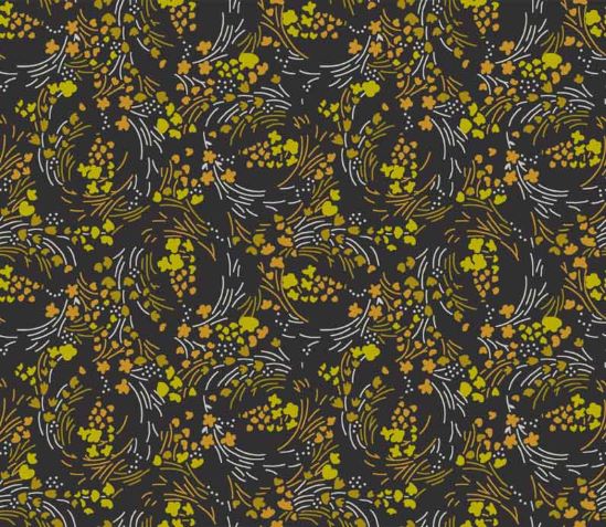 4514-027 Filippas Line - Blumenwirbel dunkelgrau