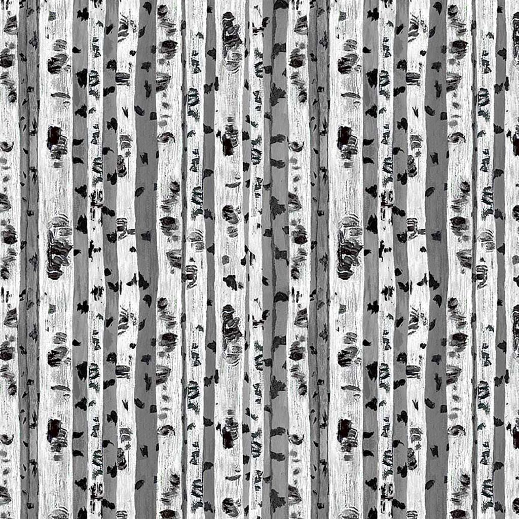 Nature - Birch Tree White / Black