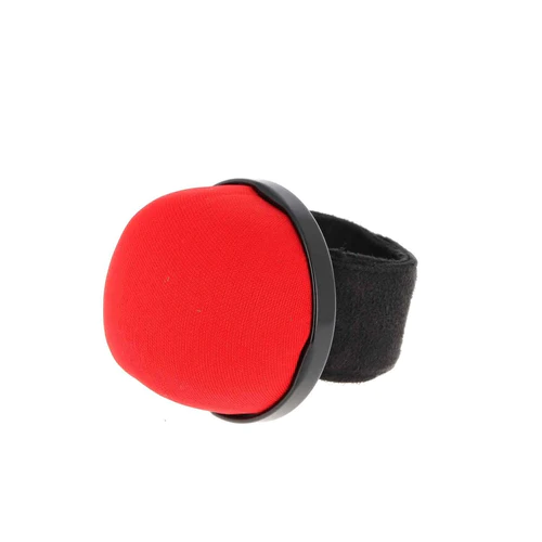 Nadelkissen mit Schnappverschluss rot Nadelkissen mit Schnappverschluss rot