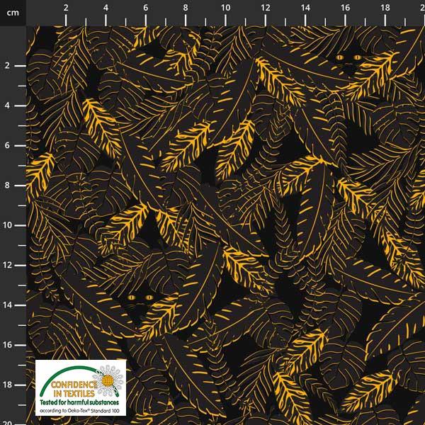 4501-431_l_2 Jungle Birdie - Blätter orange
