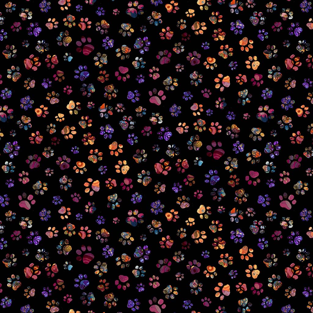 FLORAL PAW PRINTS
