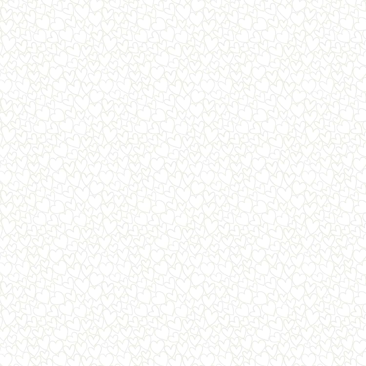 Essential Heart white on white