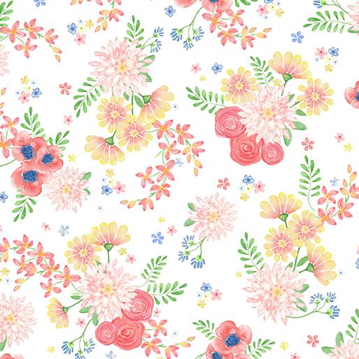 FQ Bunnies & Blossoms - Blossom Bouquet - white