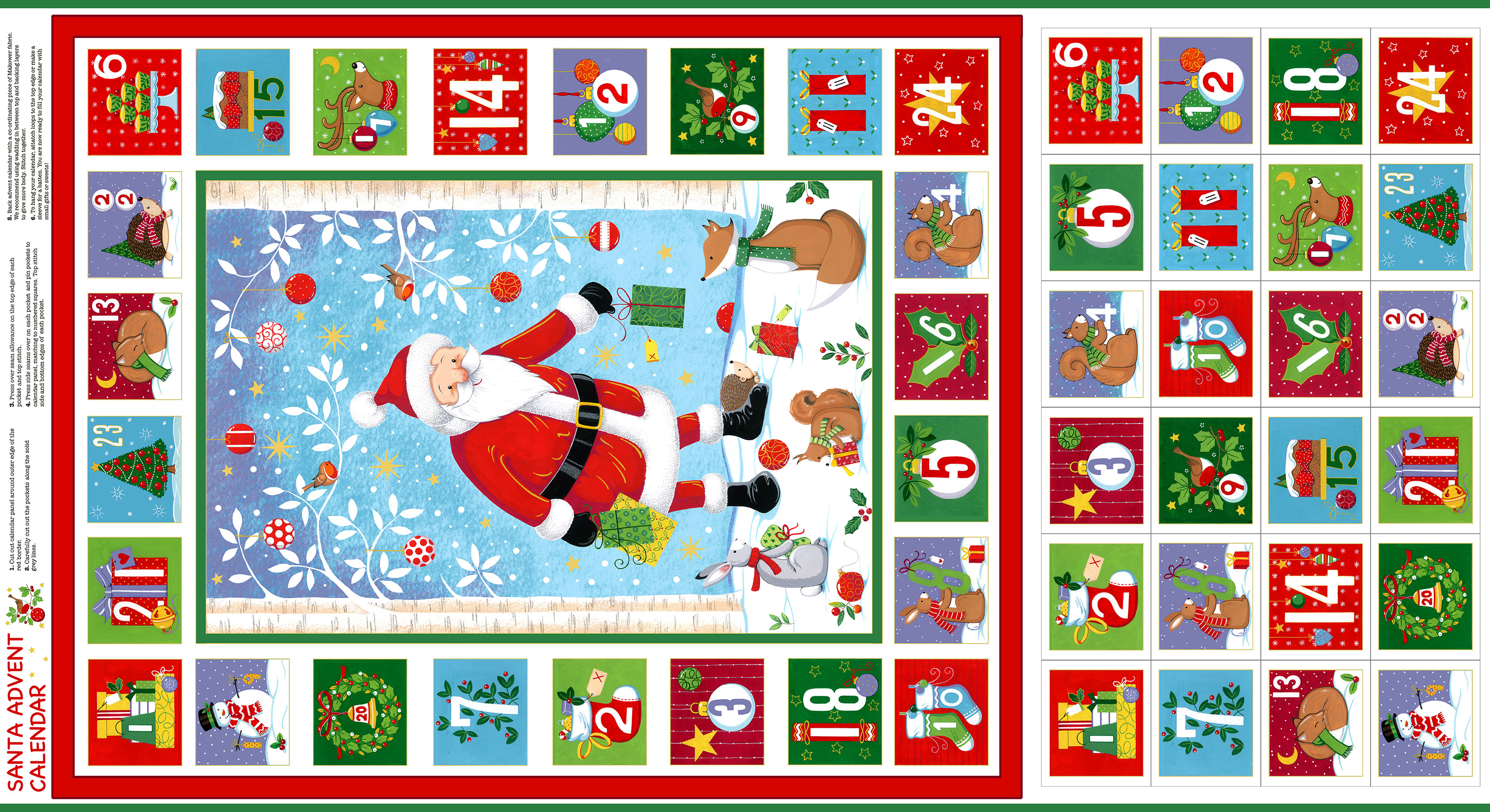 ADVENT Merry Santa Calendar ADVENT Merry Santa Calendar