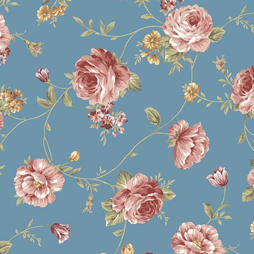 Else´s Flowers Teal - Zelie Ann