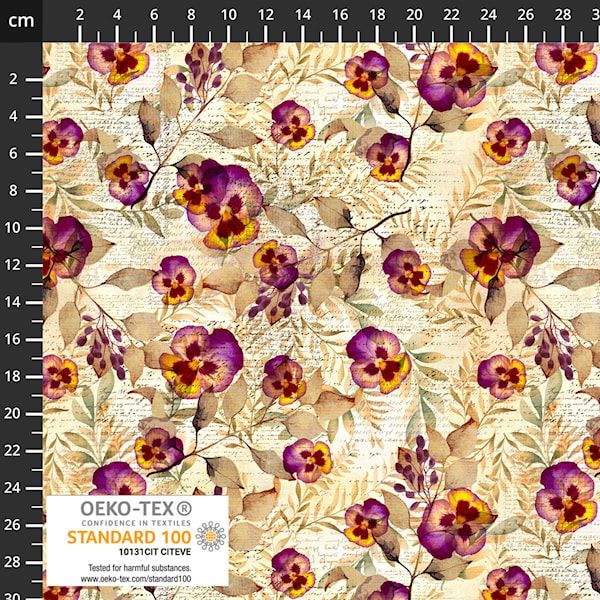 Wistful Blooms Violets purple