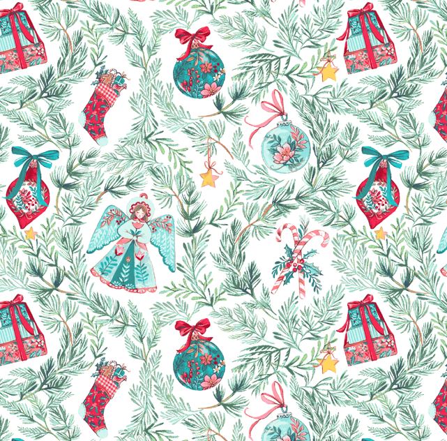 NOEL, Sweet Ornaments White