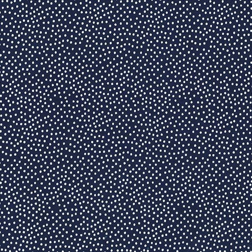 Garden Pindot navy/white