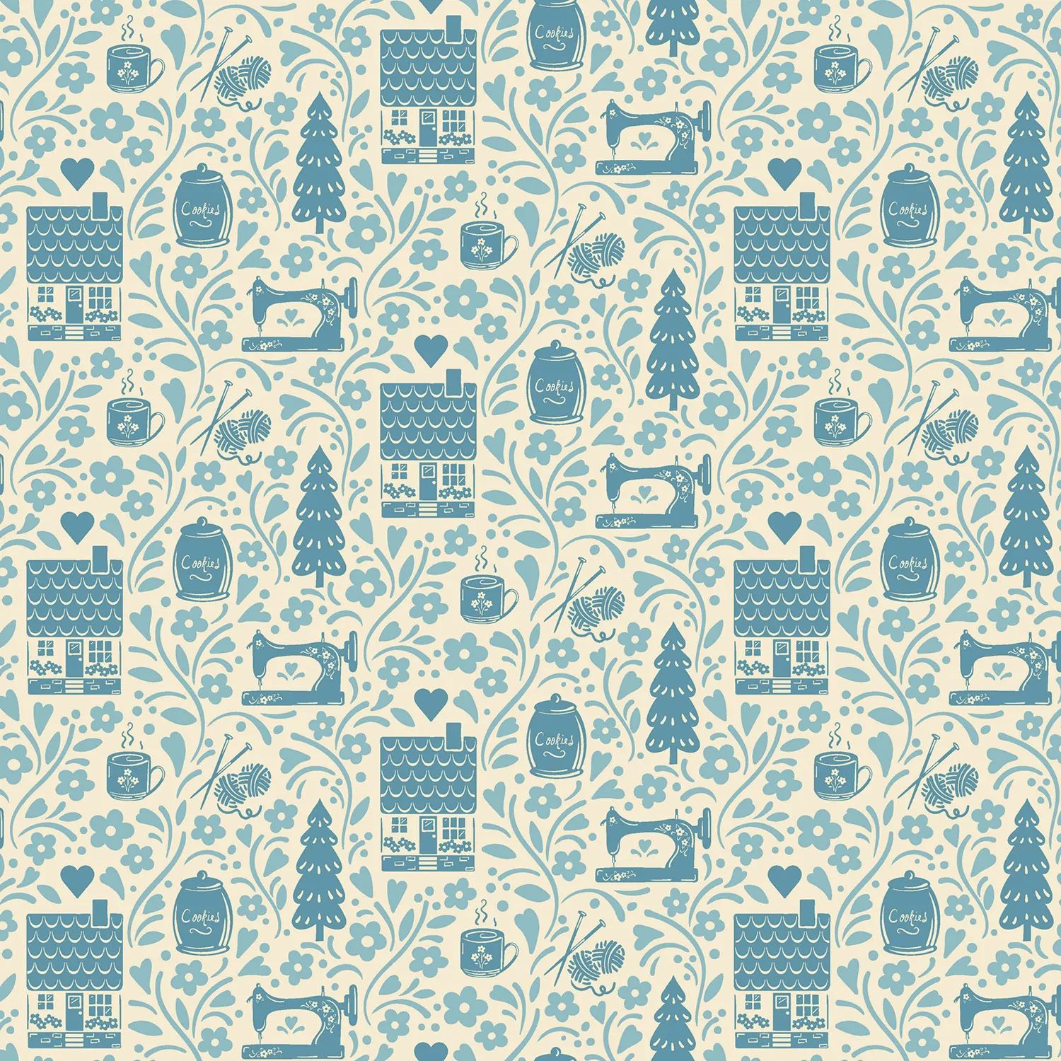 Cozy House Vignette Chambray