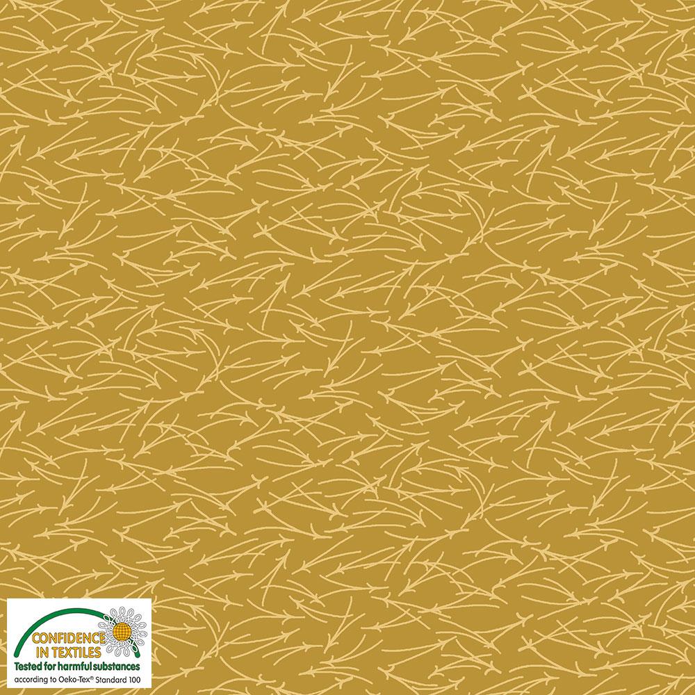 4518-077 Quilters Combination helle Strichelung auf Curry