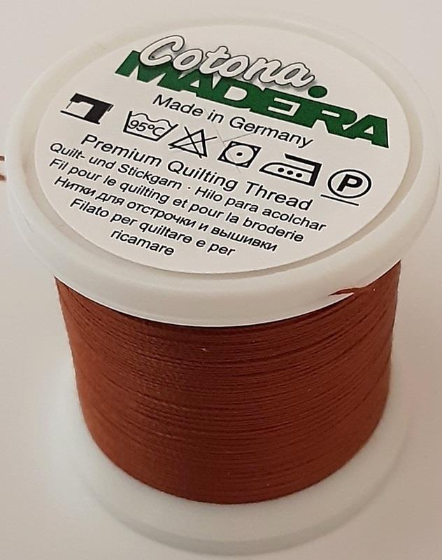 Quiltgarn Cotona 30 - saddle brown 677