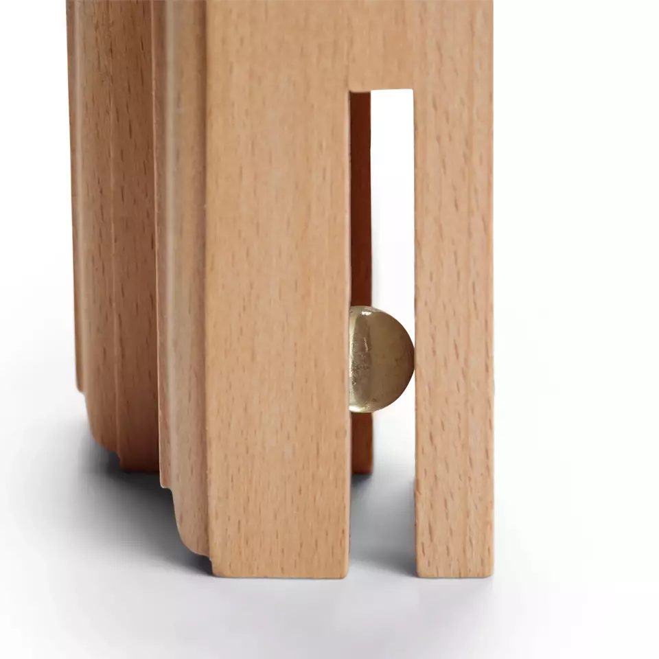 Quiltaufhänger Buchenholz