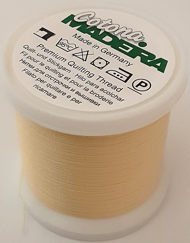 Quiltgarn Cotona 30 - pale yellow 610