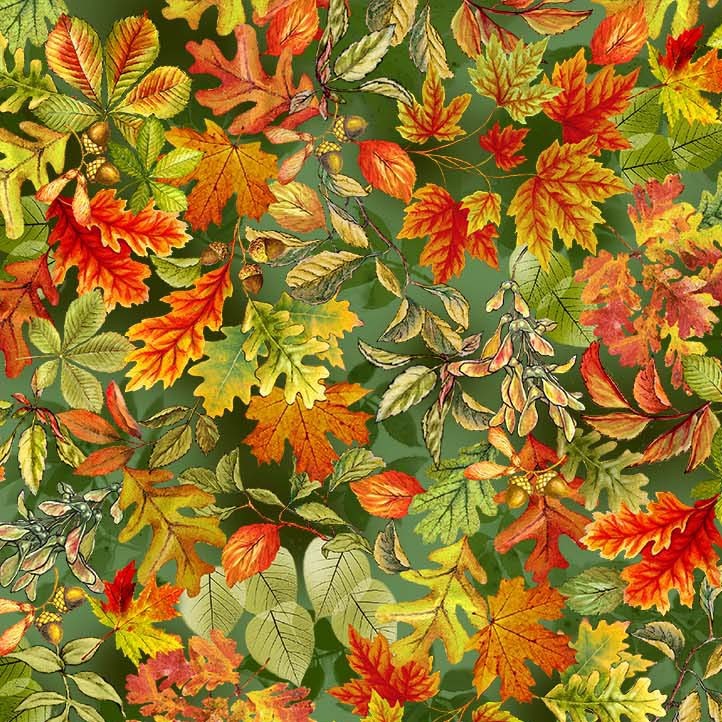 FAIRIES Leaves darkgreen 