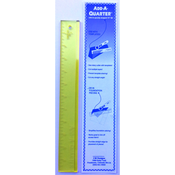 12 inch Add-A-Quarter yellow 12 inch Add-A-Quarter yellow