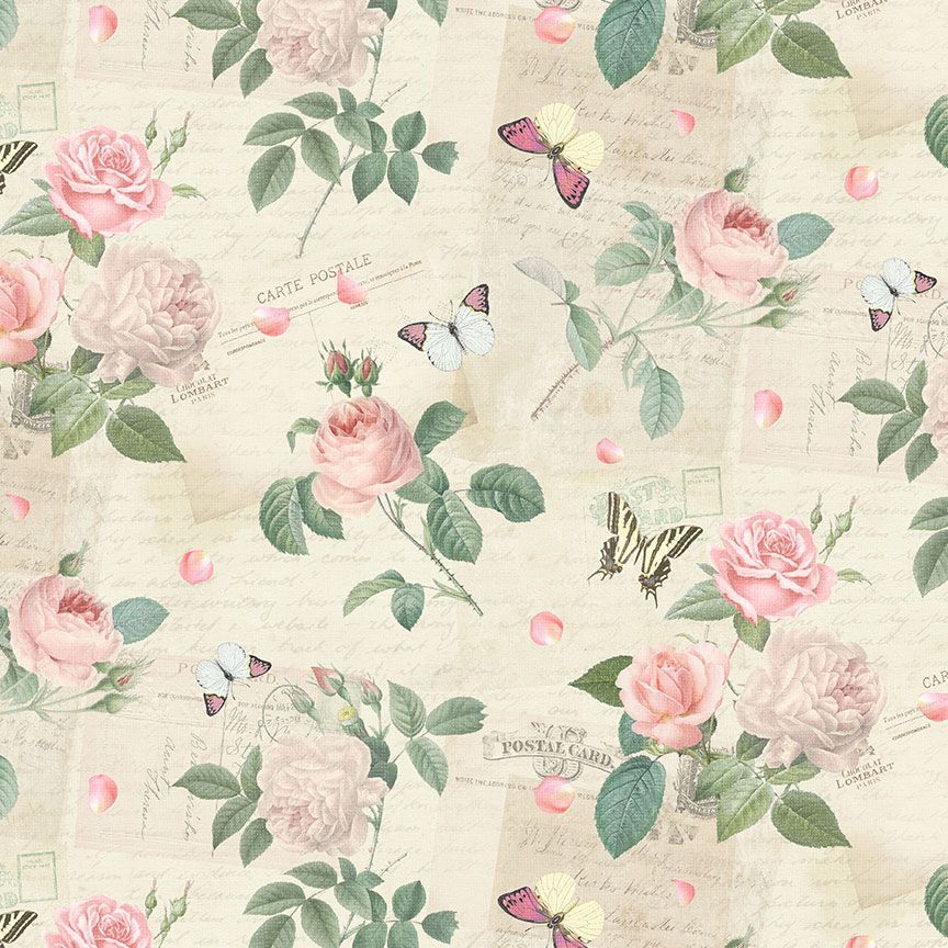 JARDIN - Rose Garden Roses cream  JARDIN - Rose Garden Roses cream