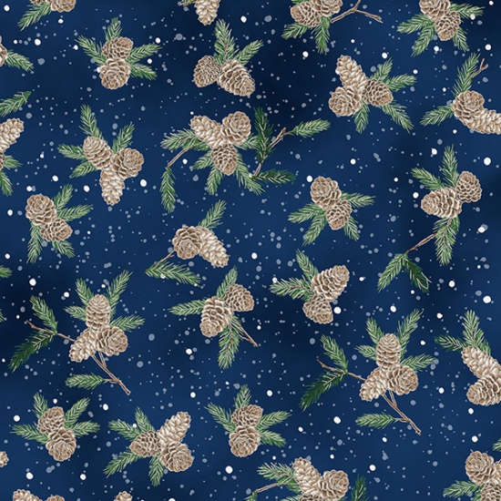 Whispering Woods navy silver Whispering Woods navy silver